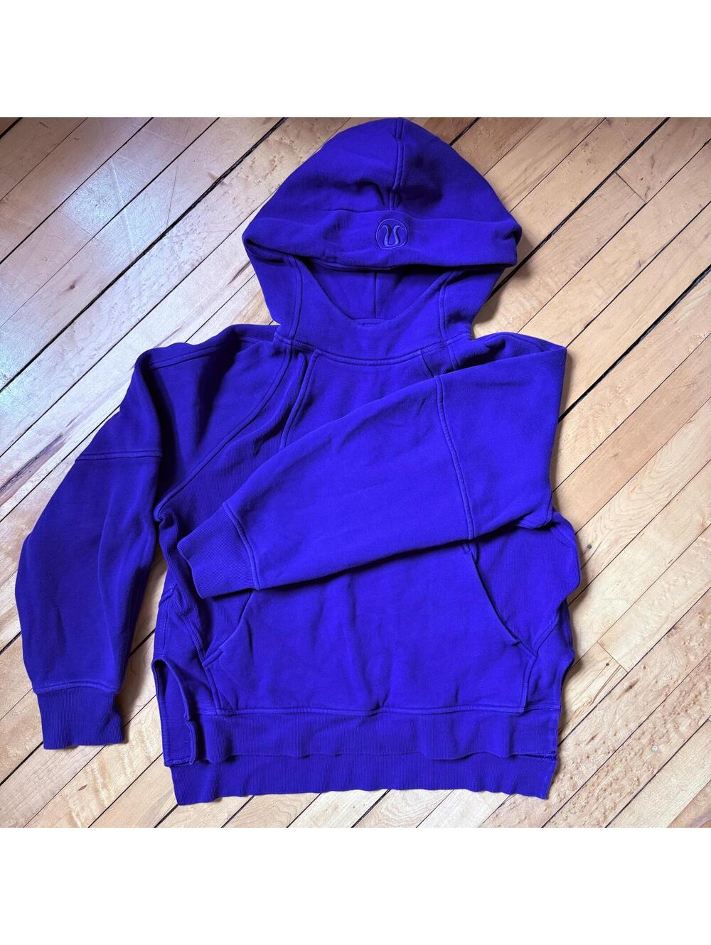 Lululemon Scuba Oversized Hoodie Purple XS/S Thumbholes Athleisure